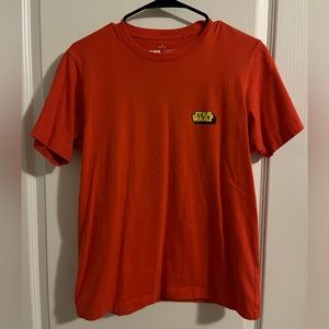 Orange Star Wars shirt. Size S
